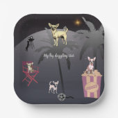 大きな輝く星 ペーパープレート (正面)