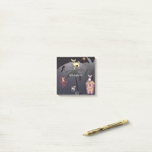 大きな輝く星 ポストイット (デスク上)