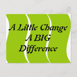 大きな違いのはがきを少し変える ポストカード