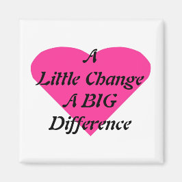 大きな違いを少し変える マグネット