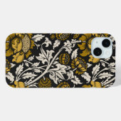 大きな金の花の華やかな花柄  Case-Mate iPhoneケース (裏面 (横))