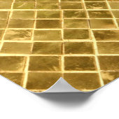 大きな金箔エフェクトのハッスルのポスター ポスター (角)