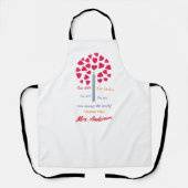 大きな鉛筆の木/先生鑑賞 エプロン (正面)