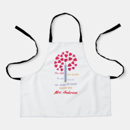 大きな鉛筆の木/先生鑑賞 エプロン