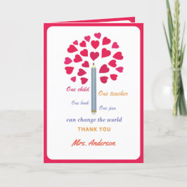 大きな鉛筆の木/先生鑑賞 サンキューカード