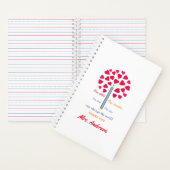 大きな鉛筆の木/先生鑑賞 ノートブック (内側)