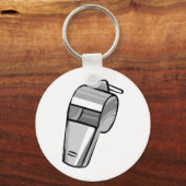 大きな銀笛 キーホルダー (正面)