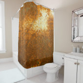 大きな錆の背景要約、古代、アンティーク、b シャワーカーテン (インサイチュ)