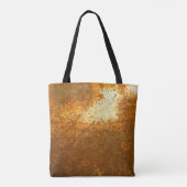大きな錆の背景要約、古代、アンティーク、b トートバッグ (裏面)