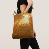 大きな錆の背景要約、古代、アンティーク、b トートバッグ (クローズアップ)