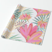 大きな開花 ラッピングペーパー (アンロールド)