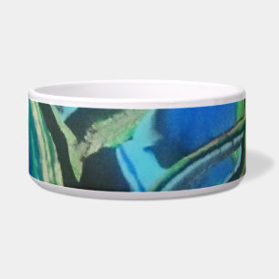 大きな陶製のドッグディッシュ丼 ボウル