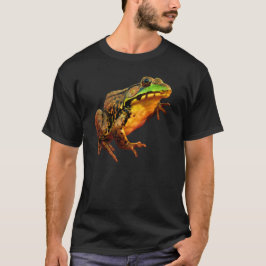大きな雄ウシガエル ダークTシャツ Tシャツ