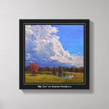 大きな雲と美しいイリノイの農場のシーン