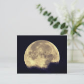 大きな雲の中の満月 ポストカード (スタンド正面)