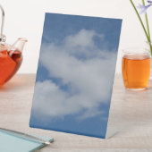 大きな雲の写真 台座サイン (インサイチュ)