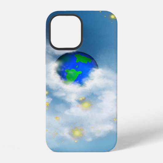 大きな青い世界 iPhoneケース (裏面)