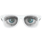 大きな青い目 レトロサングラス (正面)