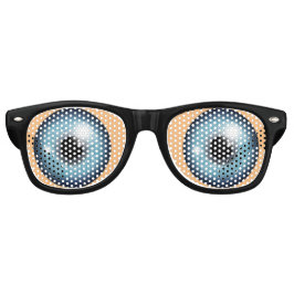 大きな青い目 レトロサングラス