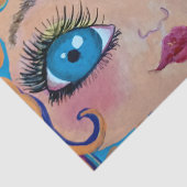 大きな青い目 薄葉紙 (詳細)