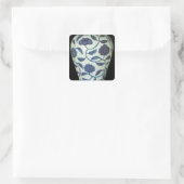 大きな青と白の花瓶、ジャイジン時代 スクエアシール (バッグ)