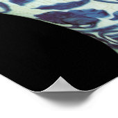 大きな青と白の花瓶、ジャイジン時代 ポスター (角)