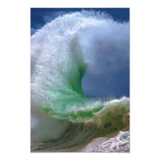 大きな青海 フォトプリント            (正面)