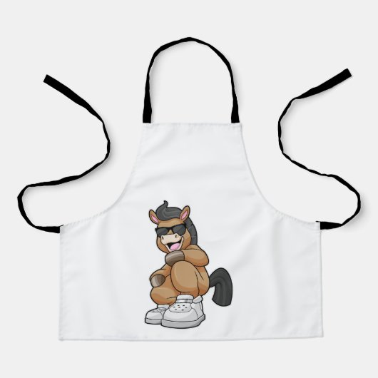 大きな靴を履いた馬 エプロン (正面)