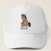 大きな靴を履いた馬 キャップ (正面)