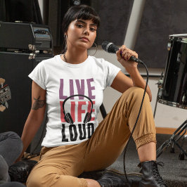 大きな音を立てる Tシャツ