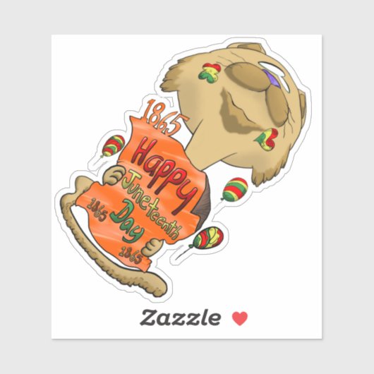 大きな頭飾り猫 シール (シート)