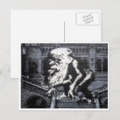 大きな頭 ポストカード (正面/裏面)