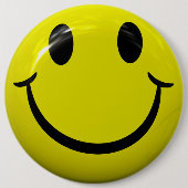 大きな顔ボタン 缶バッジ (正面)