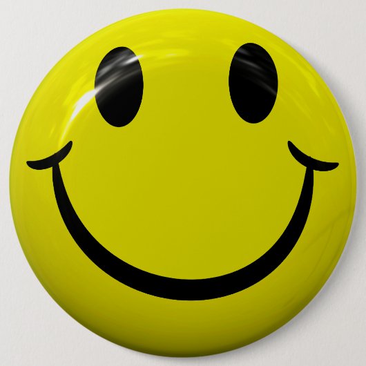 大きな顔ボタン 缶バッジ (正面)