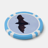 大きな飛んでいるこうもり ポーカーチップ (シングル)