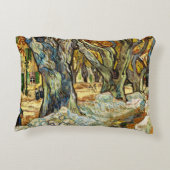 大きな飛行機の木々Vincent Vanゴッホ アクセントクッション (裏面)