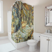 大きな飛行機の木々Vincent Vanゴッホ シャワーカーテン (インサイチュ)