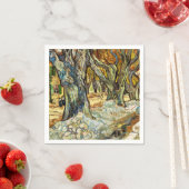 大きな飛行機の木々Vincent Vanゴッホ スタンダードカクテルナプキン (インサイチュ)