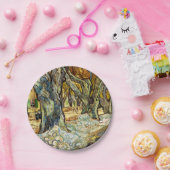 大きな飛行機の木々Vincent Vanゴッホ ペーパープレート (パーティー)