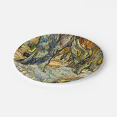 大きな飛行機の木々Vincent Vanゴッホ ペーパープレート (アングル)