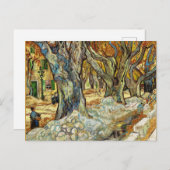 大きな飛行機の木々Vincent Vanゴッホ ポストカード (正面/裏面)