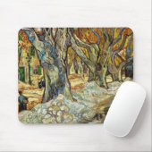 大きな飛行機の木々Vincent Vanゴッホ マウスパッド (マウス)