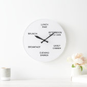 大きな食べ時計 ラージ壁時計 (ホーム)