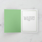 大きな馬はすぐに良くなるカード カード (内部)