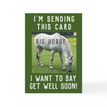 大きな馬はすぐに良くなるカード