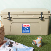 大きな騒音の危険信号。耳の保護が必要 シール (クーラー)