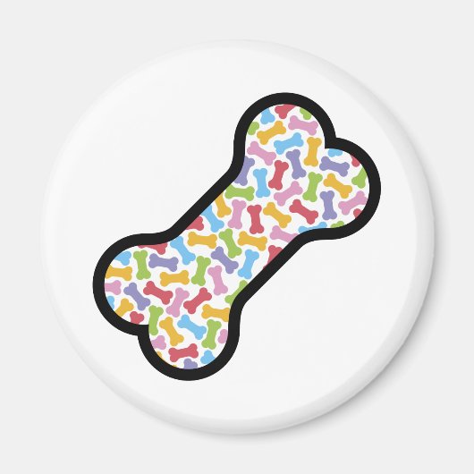 大きな骨 マグネット (正面)