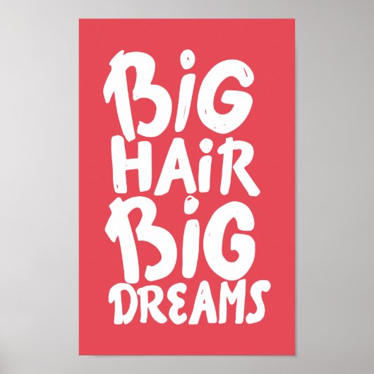大きな髪の大きな夢だ ポスター (正面)