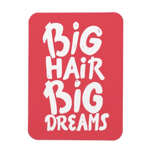 大きな髪の大きな夢だ マグネット (縦)