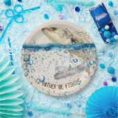 大きな魚が水から飛び出す ペーパープレート (パーティー)